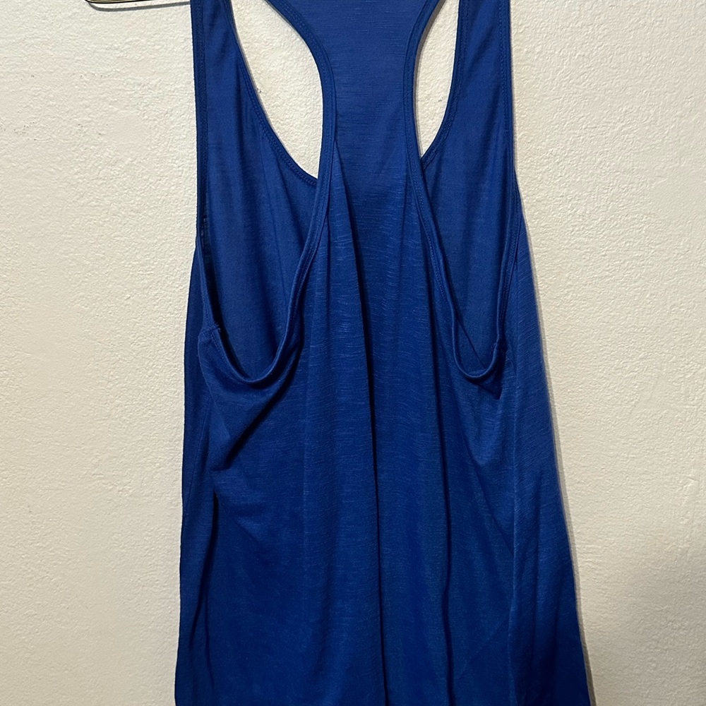 Blue Racerback Tank Top - Picture 3 of 3